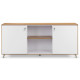 Nero Executive Credenza Storage Cupboard